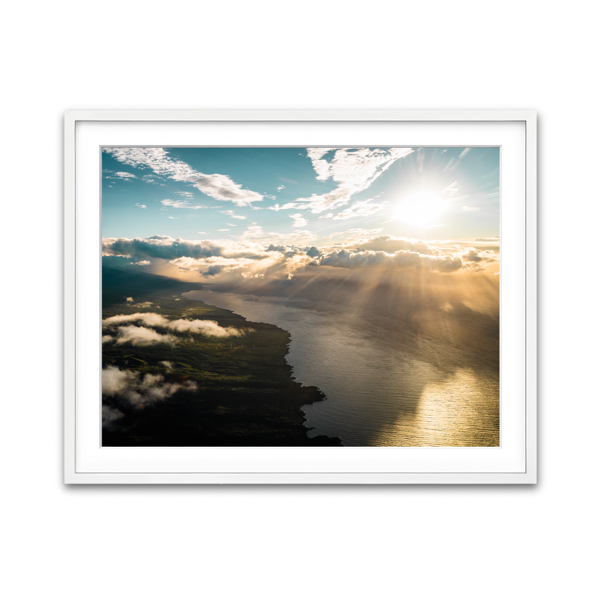 Framed Print 4x3 White