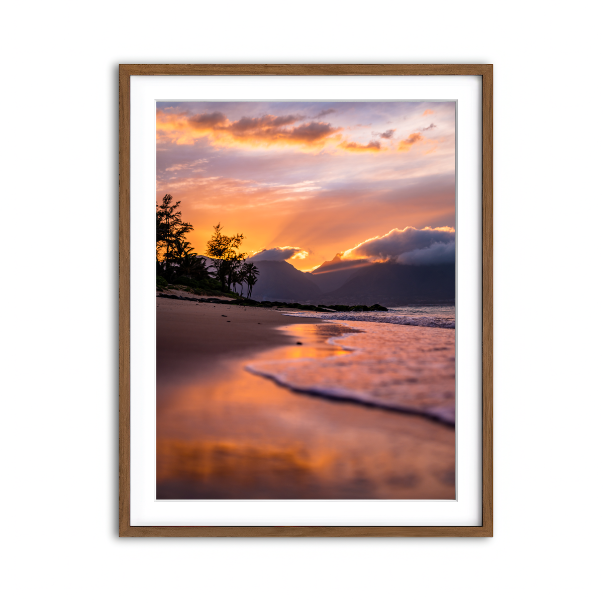Framed Print 3x4 Walnut