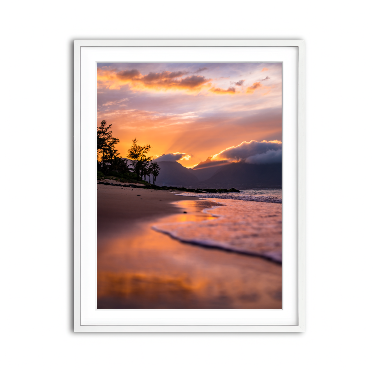 Framed Print 3x4 White