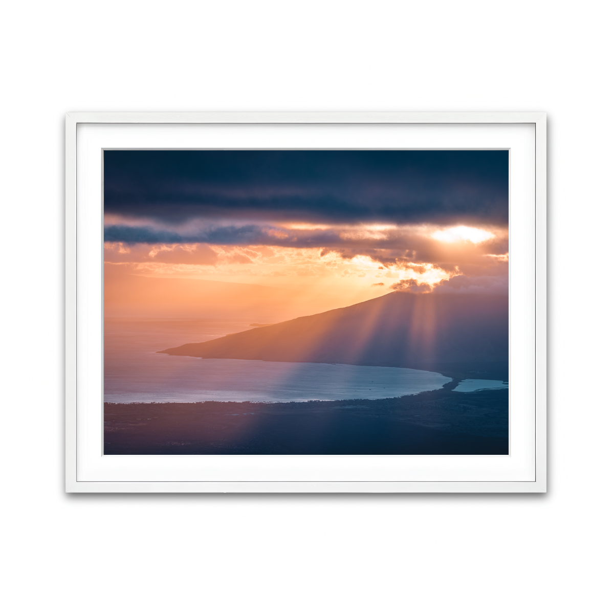 Framed Print 4x3 White