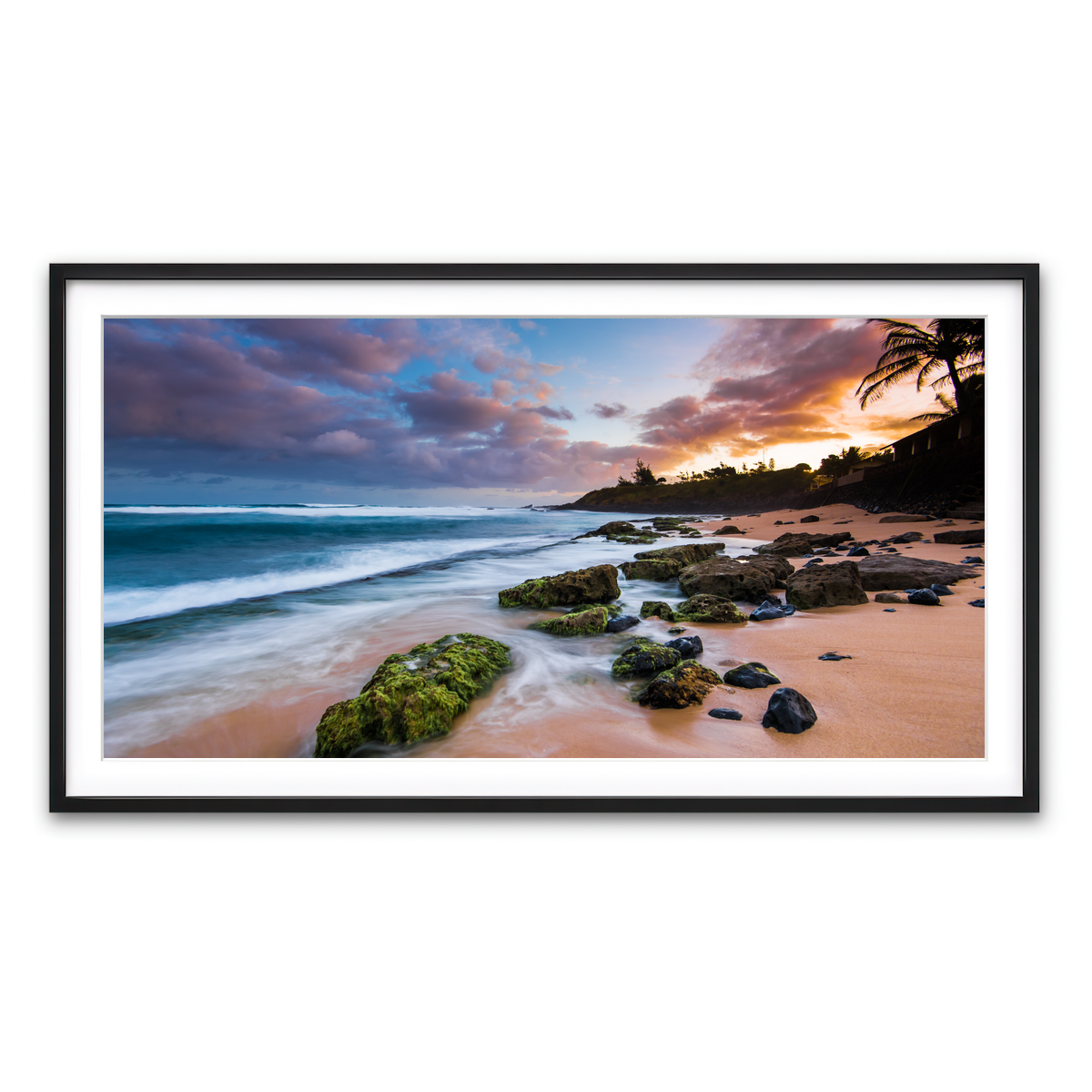 Framed Print 2x1 Black