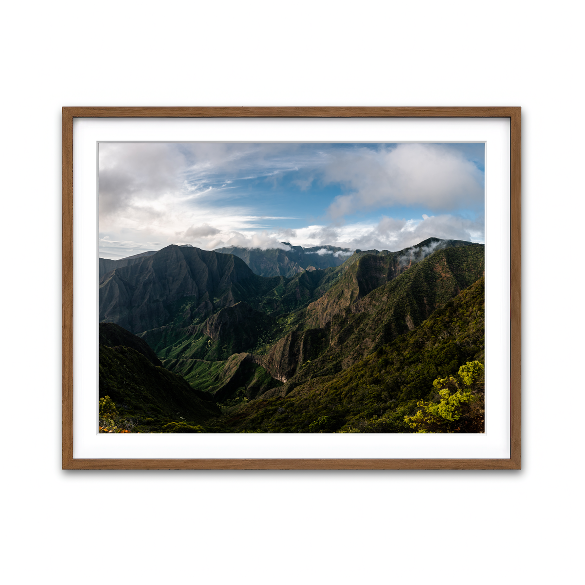 Framed Print 4x3 Walnut