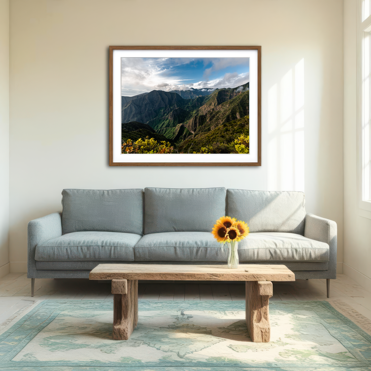 AUTO-MOCKUP ROOM | Maui Valley Wall Art