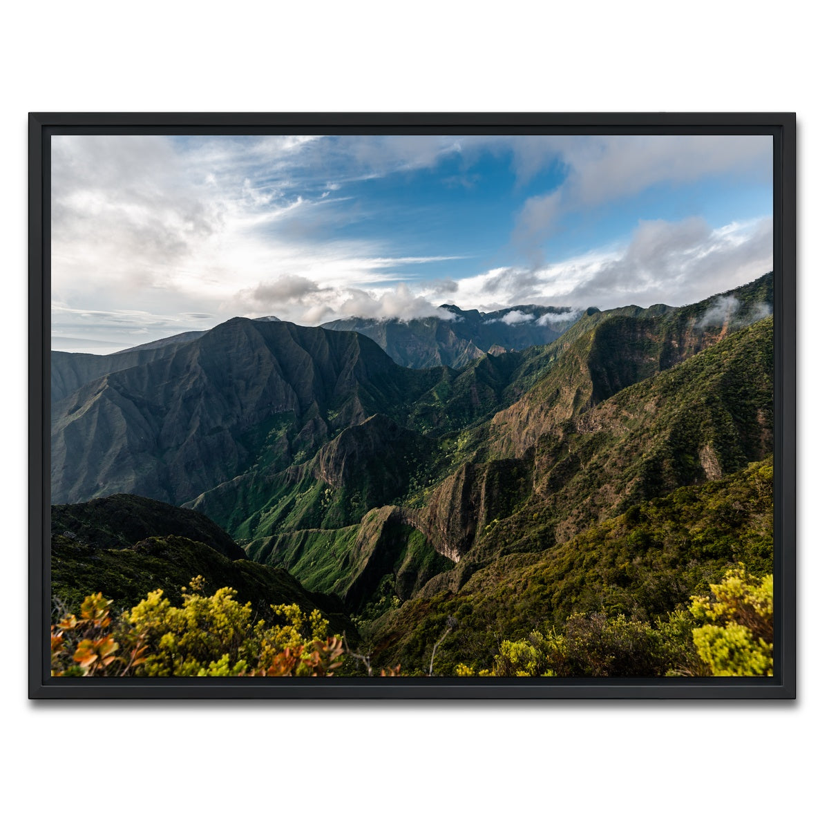 AUTO-MOCKUP WHITE | Maui Valley | 1 Piece | Black Framed Canvas | group=4x3