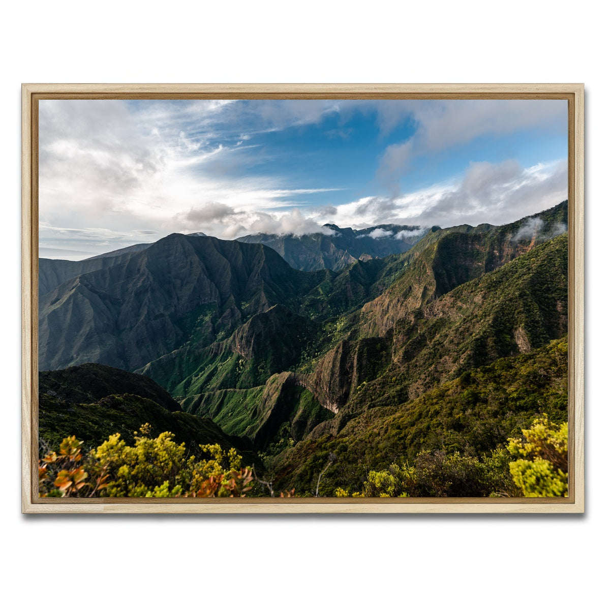 AUTO-MOCKUP WHITE | Maui Valley | 1 Piece | Natural Framed Canvas | group=4x3
