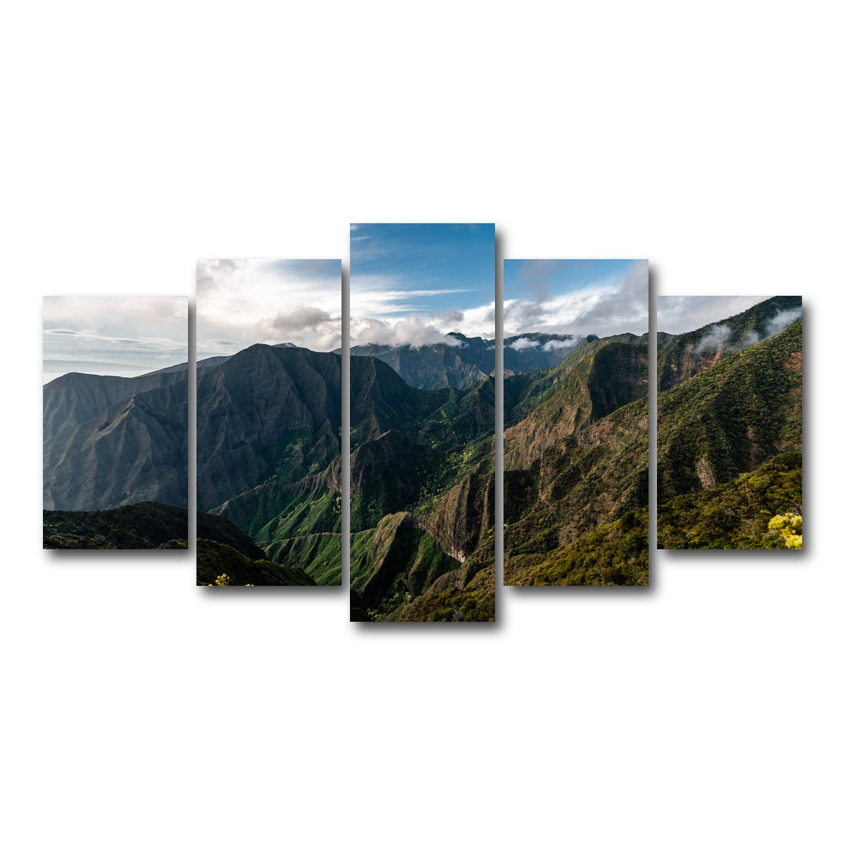 AUTO-MOCKUP WHITE | Maui Valley | 5 Piece | Gallery Wrap Canvas | group=5_normal
