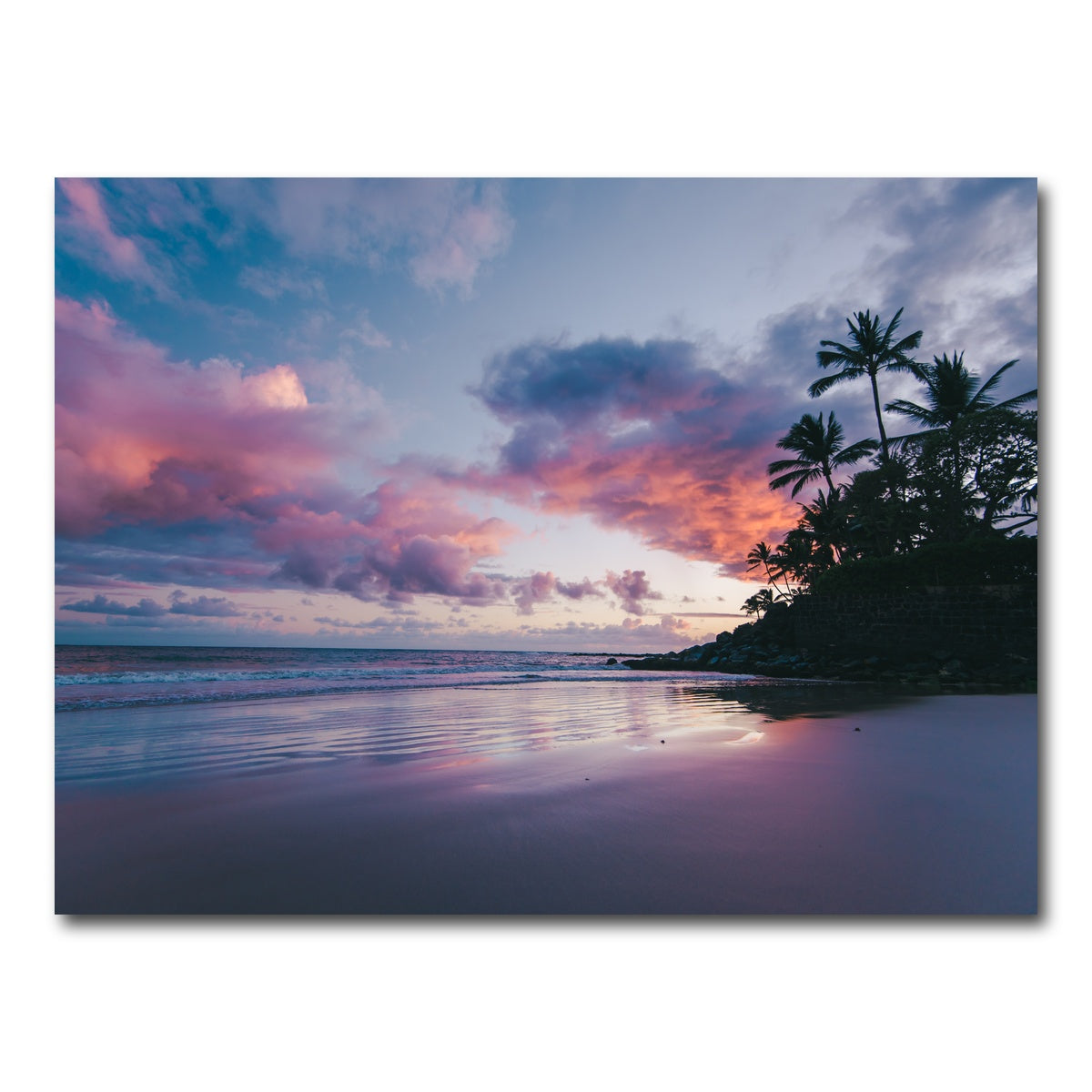 AUTO-MOCKUP WHITE | Maui at Dusk | 1 Piece | Gallery Wrap Canvas | group=4x3