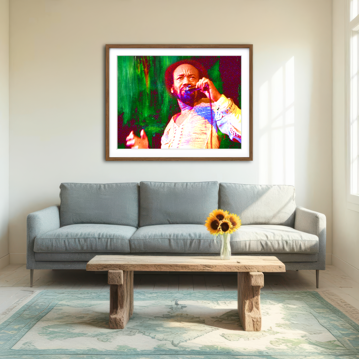 AUTO-MOCKUP ROOM | Maurice White Wall Art