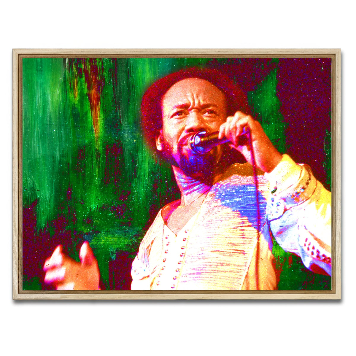 AUTO-MOCKUP WHITE | Maurice White | 1 Piece | Natural Framed Canvas | group=4x3