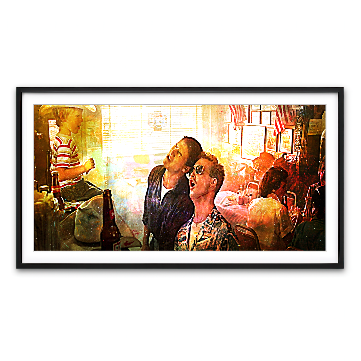 Framed Print 2x1 Black