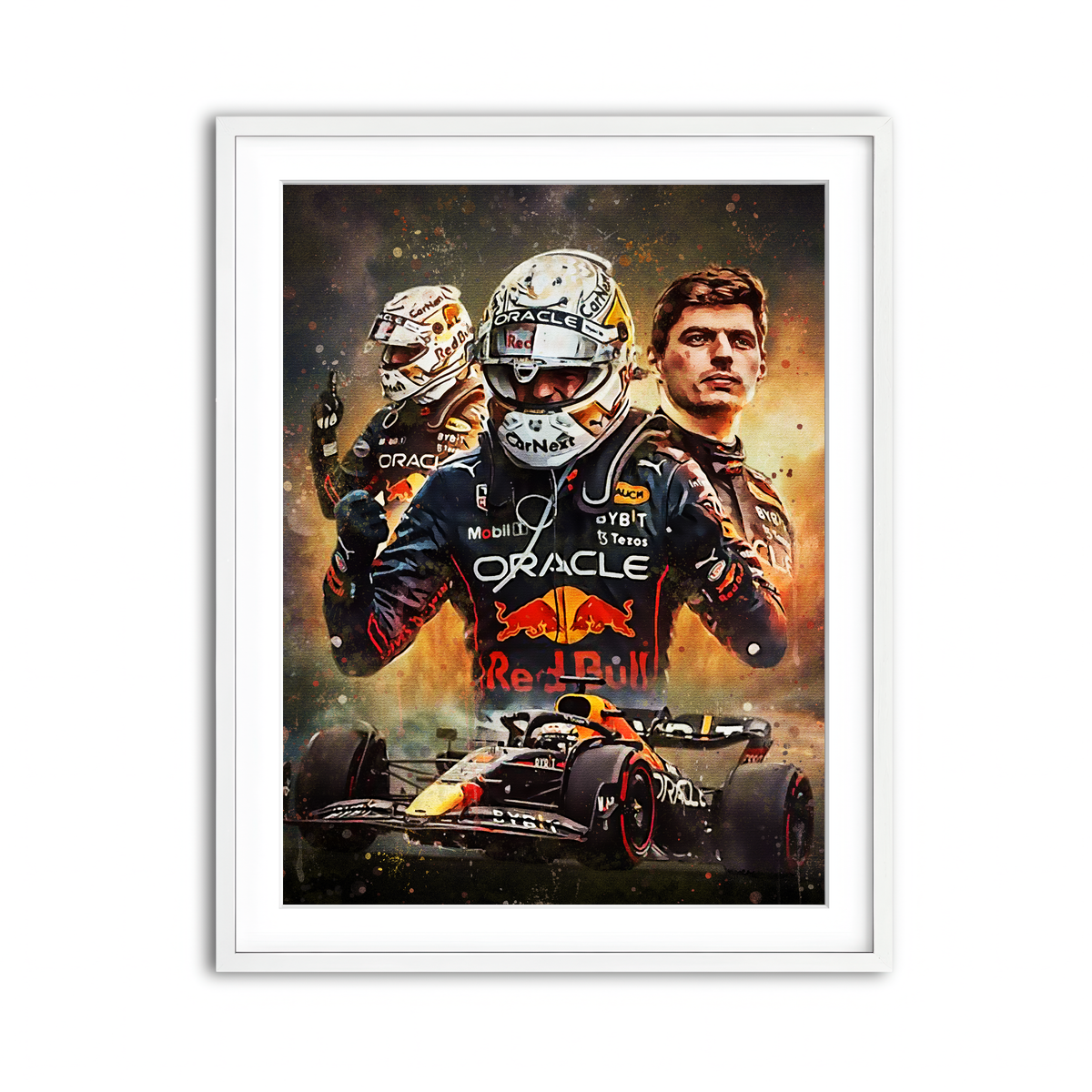 Framed Print 3x4 White