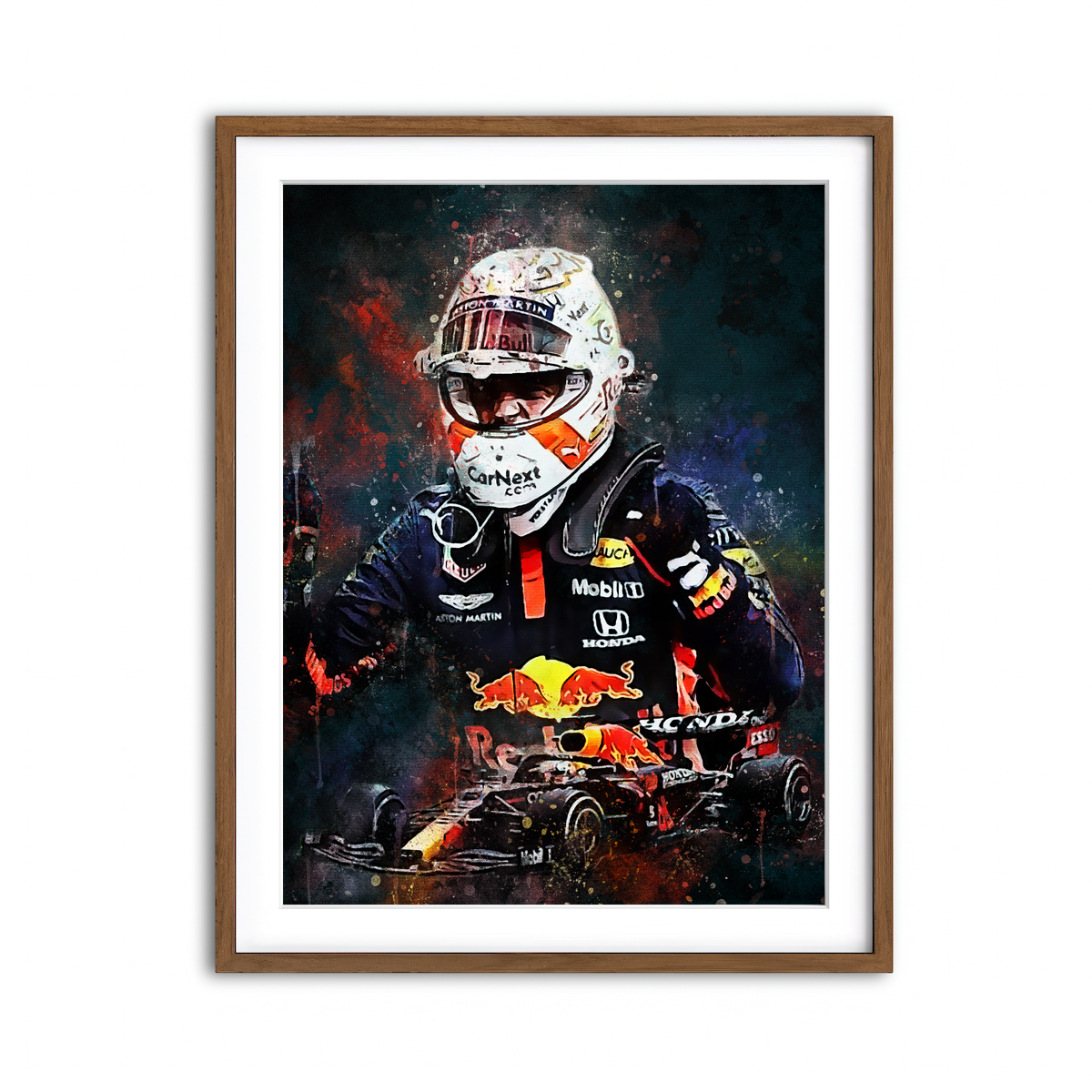 Framed Print 3x4 Walnut