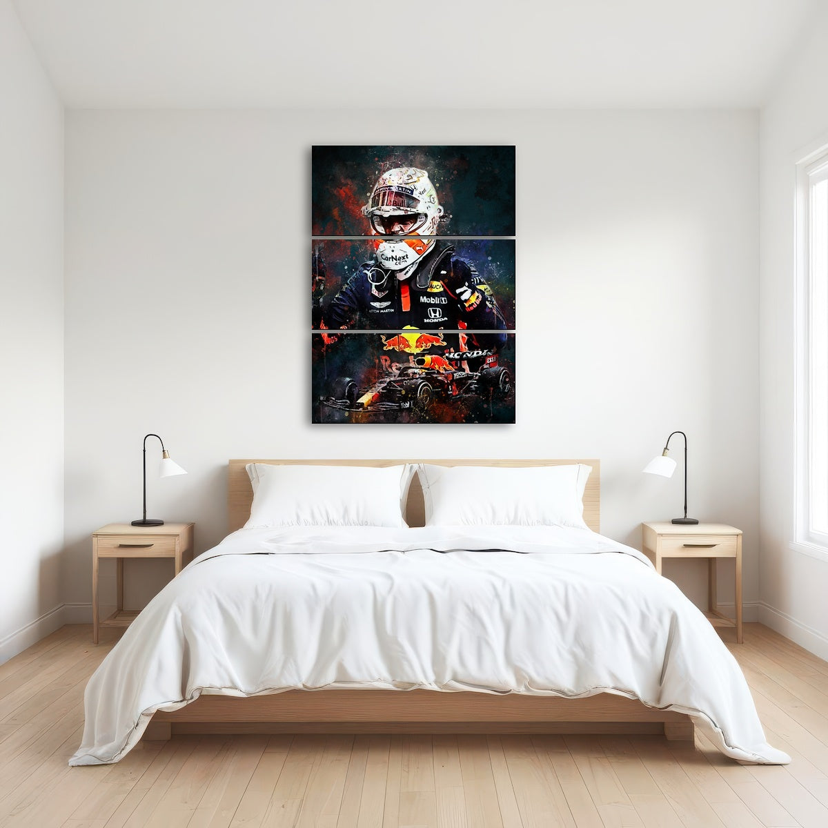 AUTO-MOCKUP ROOM | Max Verstappen Painting