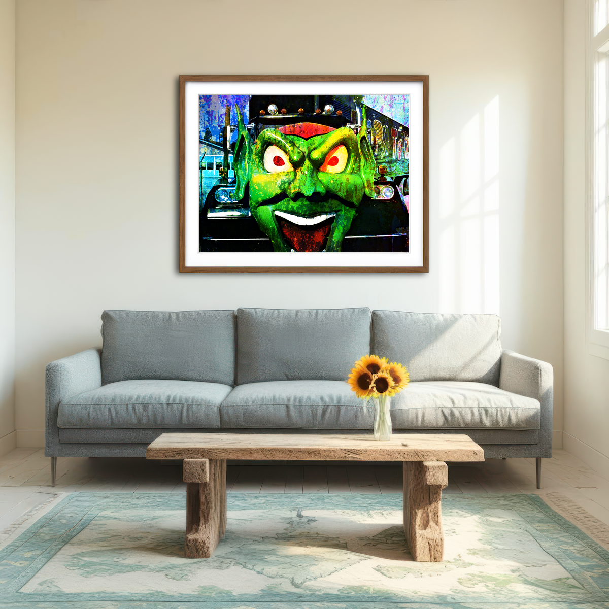 AUTO-MOCKUP ROOM | Maximum Overdrive Wall Art