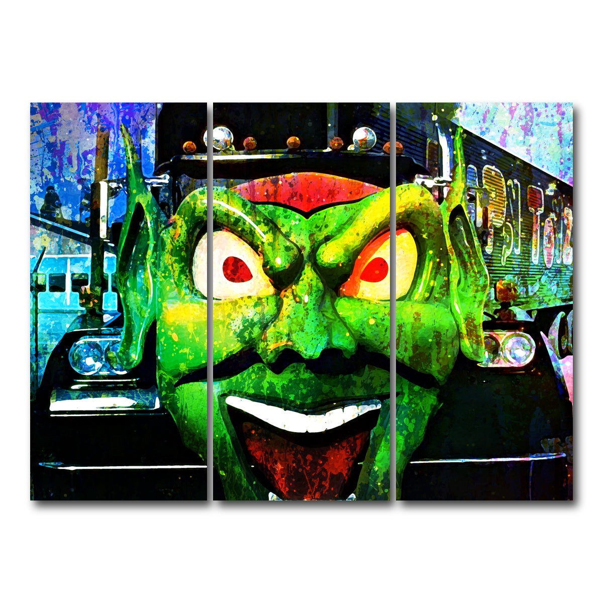 AUTO-MOCKUP WHITE | Maximum Overdrive | 3 Piece | Gallery Wrap Canvas | group=8x18