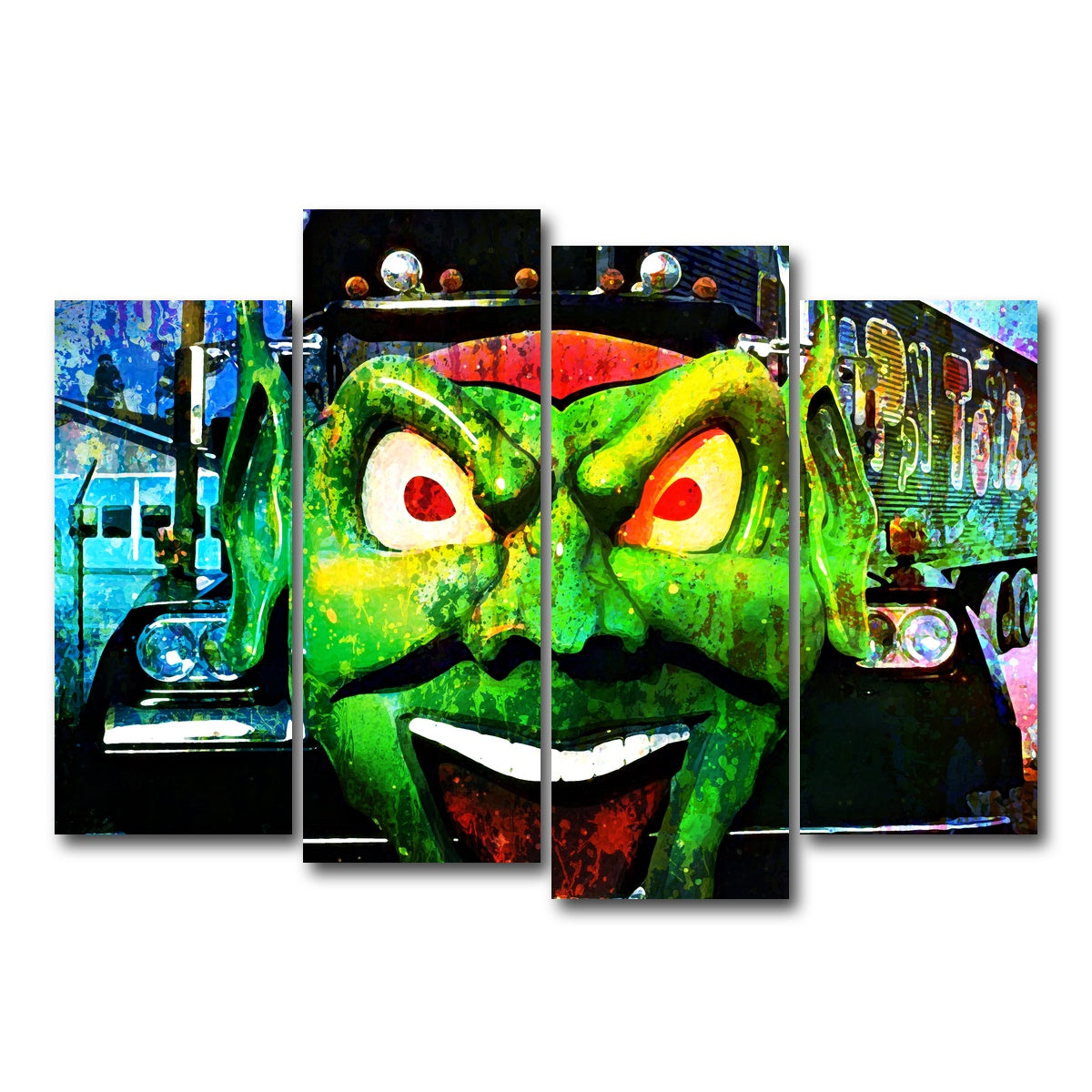 AUTO-MOCKUP WHITE | Maximum Overdrive | 4 Piece | Gallery Wrap Canvas | group=4_normal