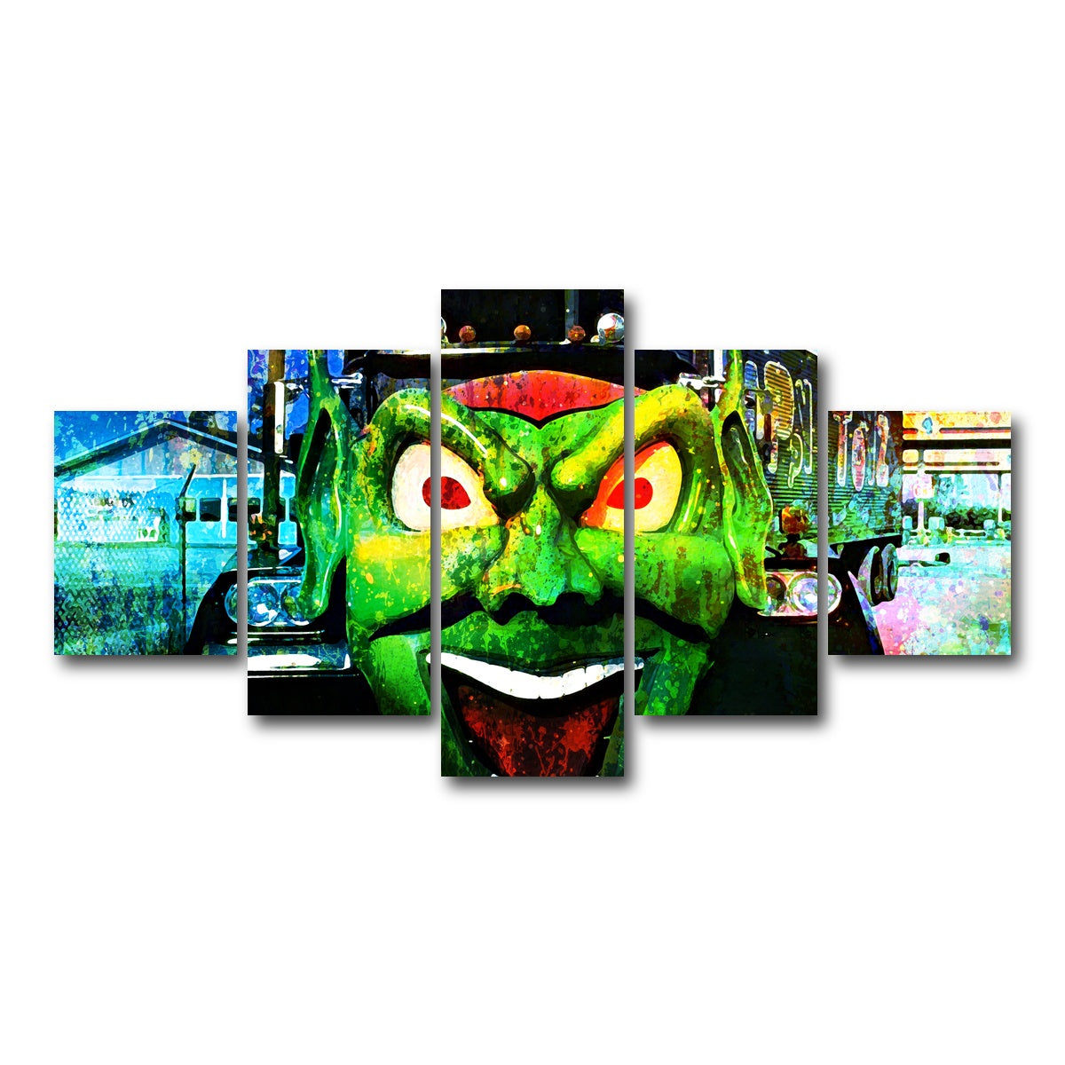 AUTO-MOCKUP WHITE | Maximum Overdrive | 5 Piece | Gallery Wrap Canvas | group=5_short