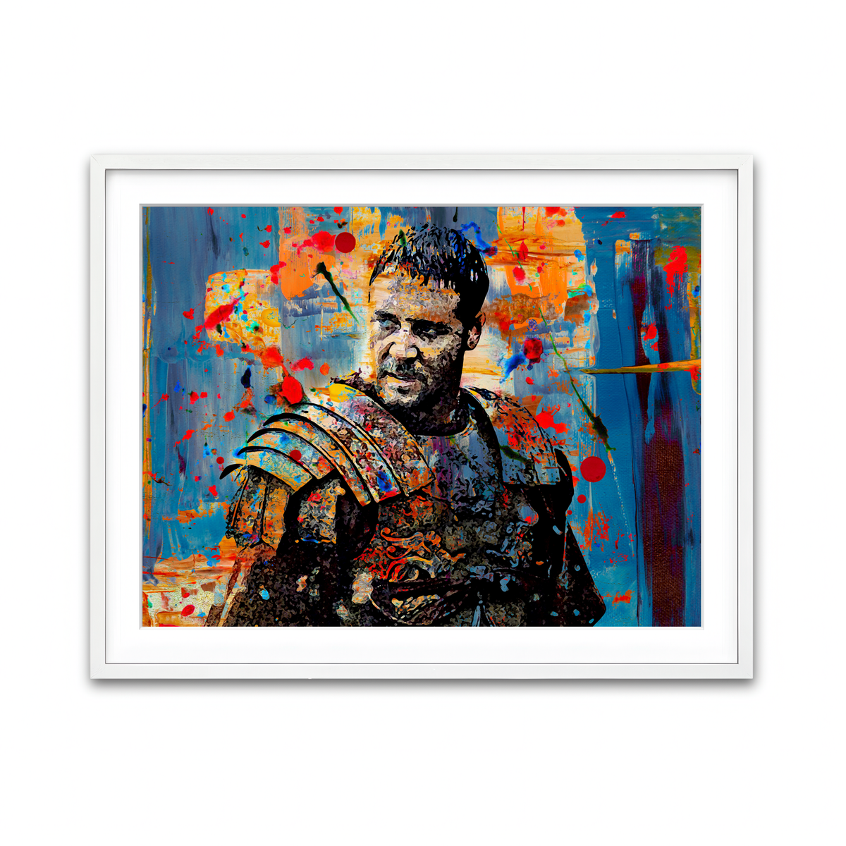 Framed Print 4x3 White