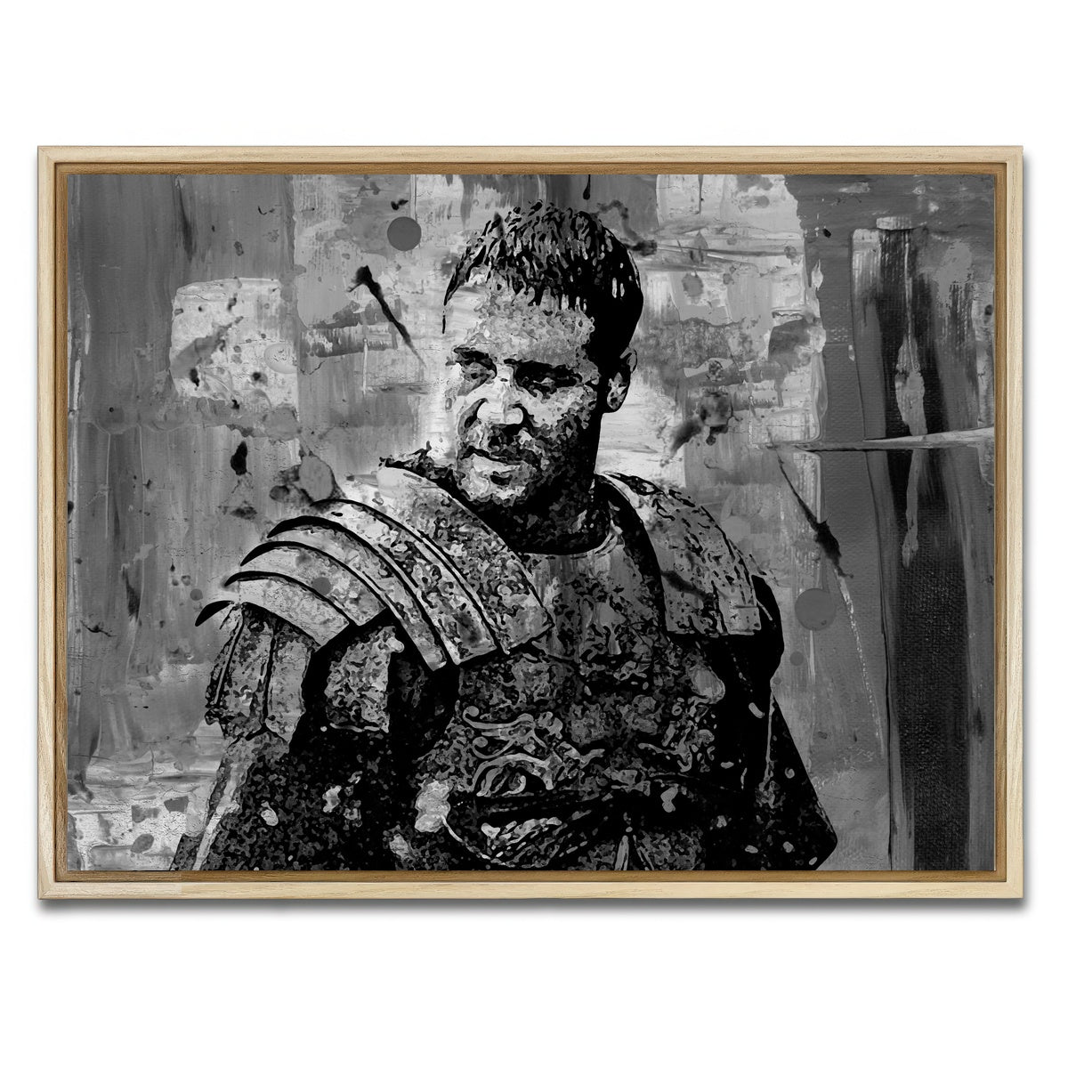 AUTO-MOCKUP WHITE | Maximus grayscale | 1 Piece | Natural Framed Canvas | group=4x3