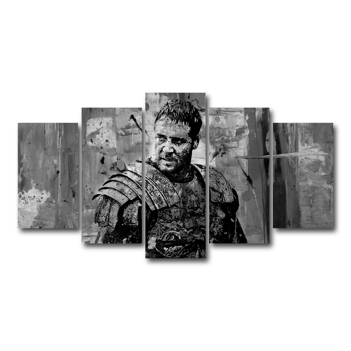 AUTO-MOCKUP WHITE | Maximus grayscale | 5 Piece | Gallery Wrap Canvas | group=5_normal