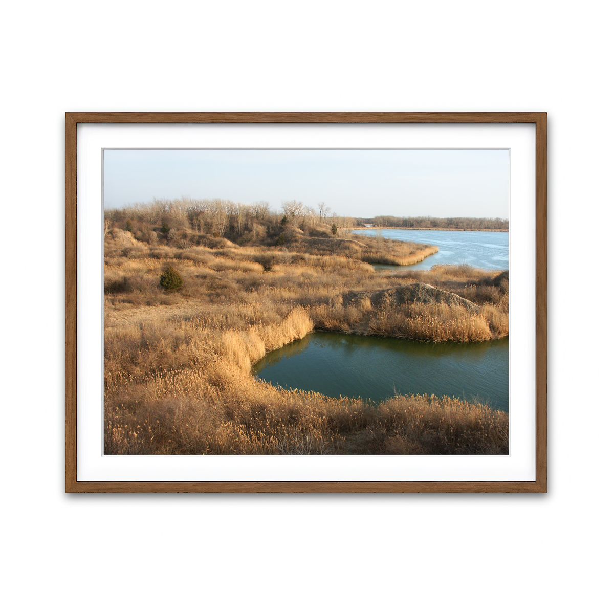 Framed Print 4x3 Walnut