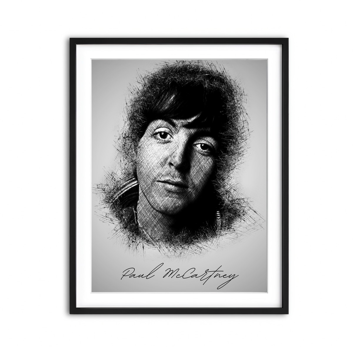 Framed Print 3x4 Black