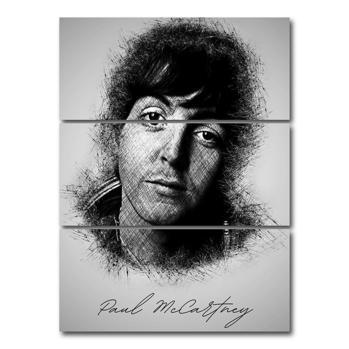 AUTO-MOCKUP WHITE | McCartney Sketch | 3 Piece | Gallery Wrap Canvas | group=8x18_stacked