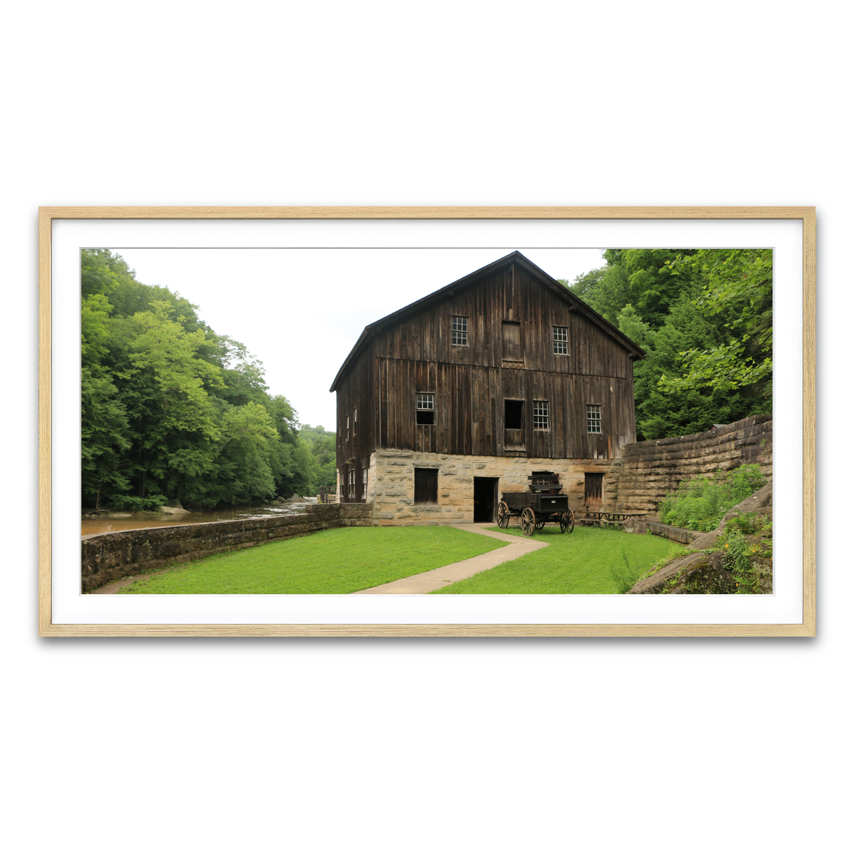 Framed Print 2x1 Natural