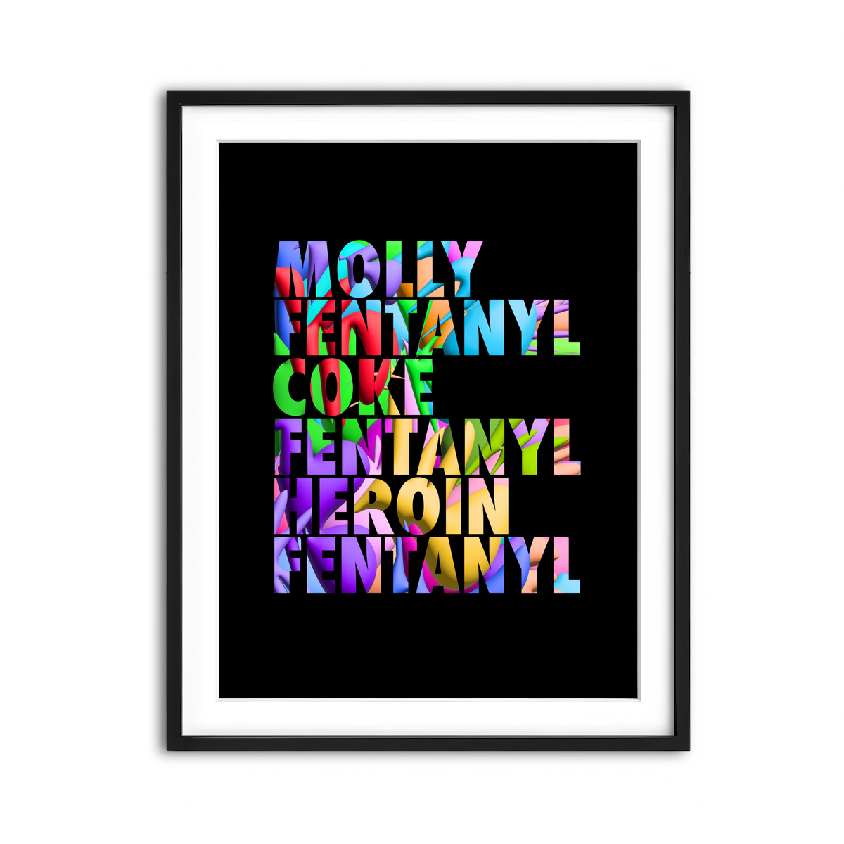 Framed Print 3x4 Black