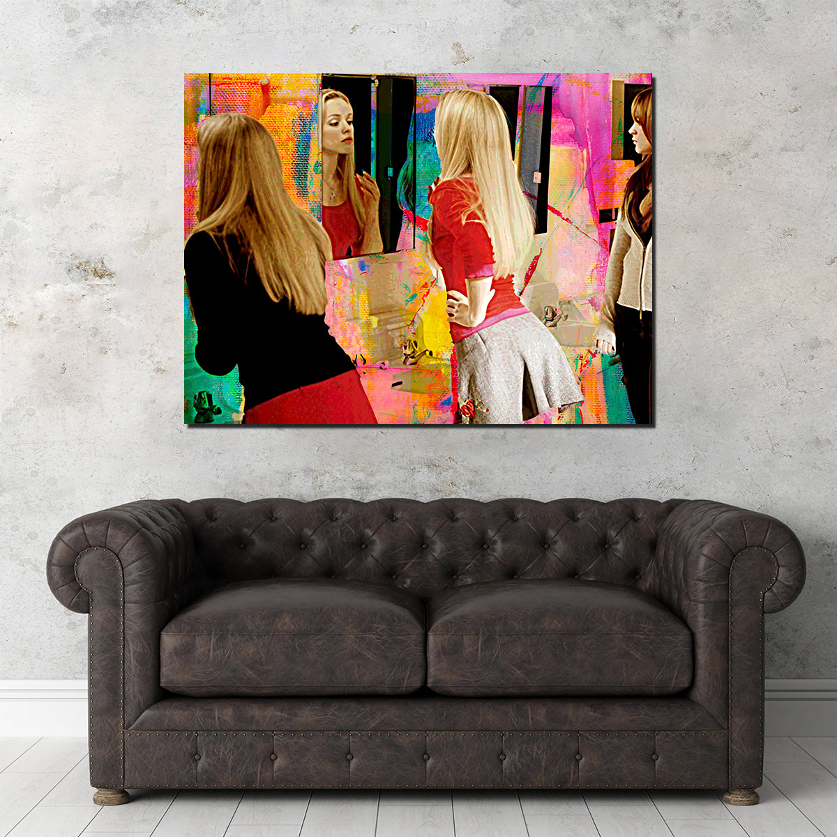 Mean Girls Lipstick Wall Art