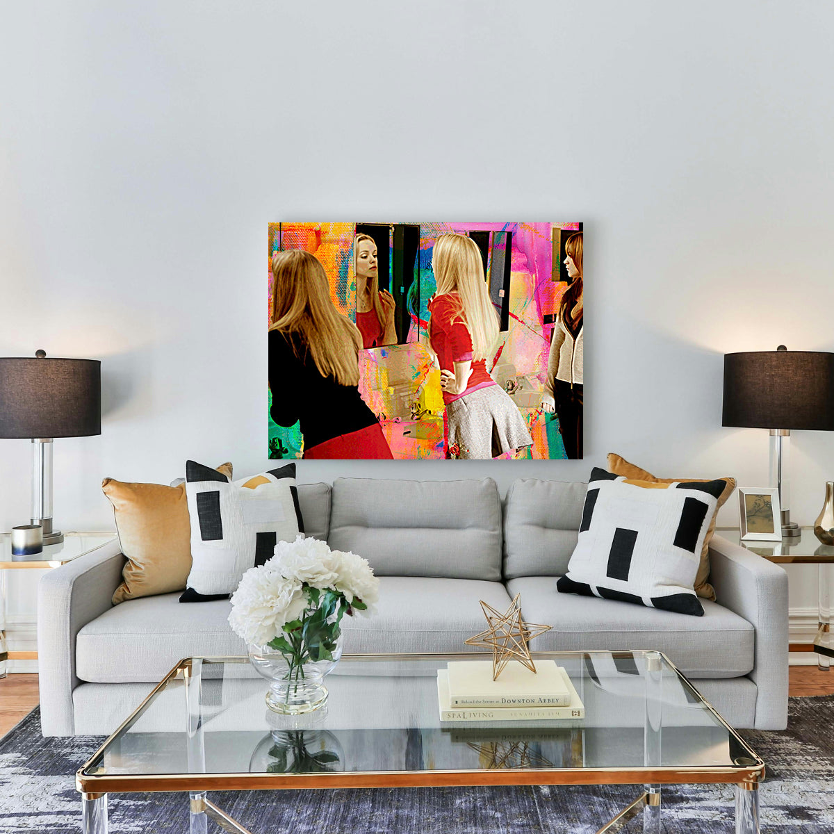 Mean Girls Lipstick Wall Art