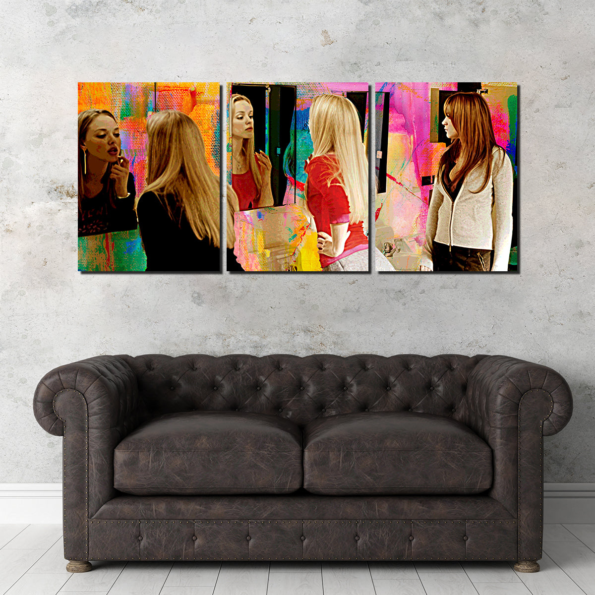 Mean Girls Lipstick Wall Art