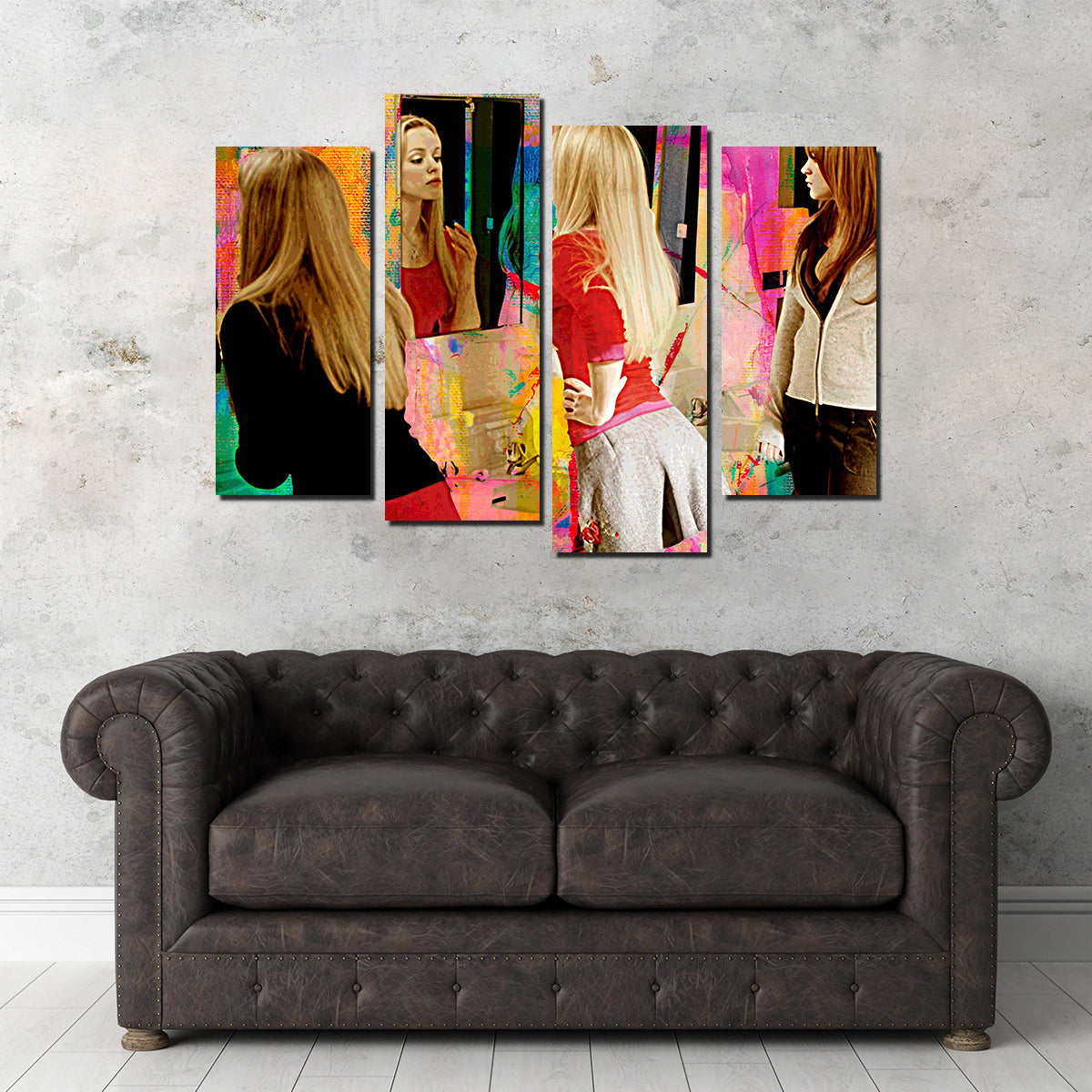 Mean Girls Lipstick Wall Art