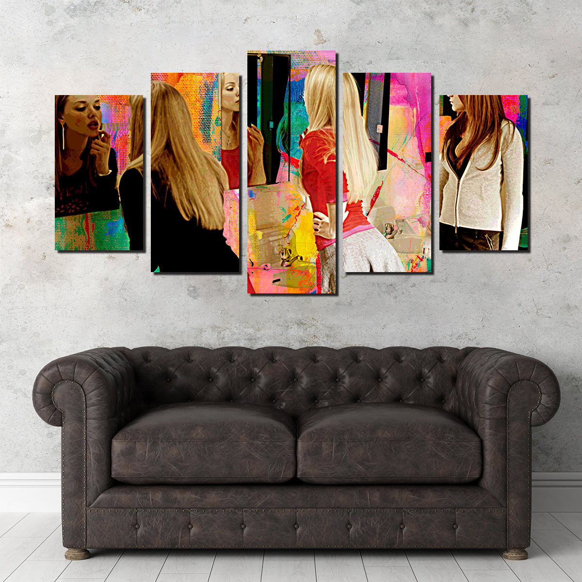 Mean Girls Lipstick Wall Art
