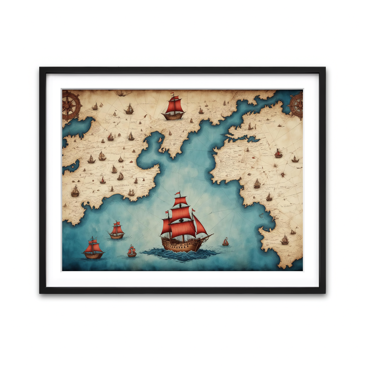 Framed Print 4x3 Black