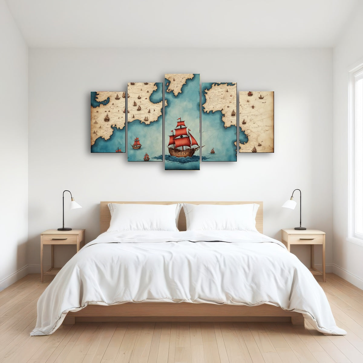 AUTO-MOCKUP ROOM | Medieval nautical map