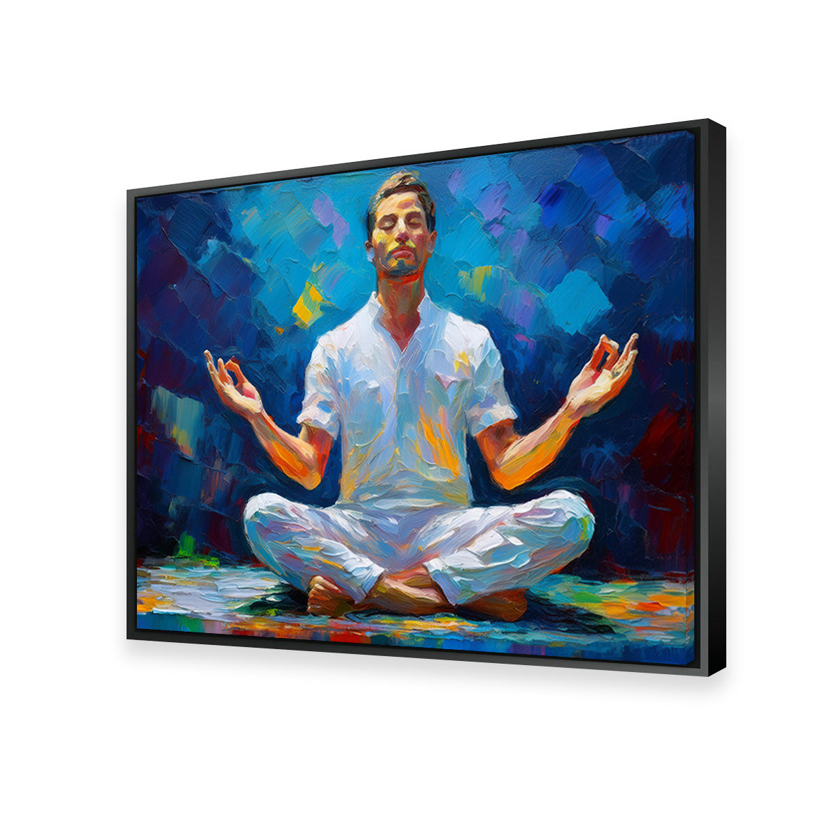 Meditating Man Wall Art