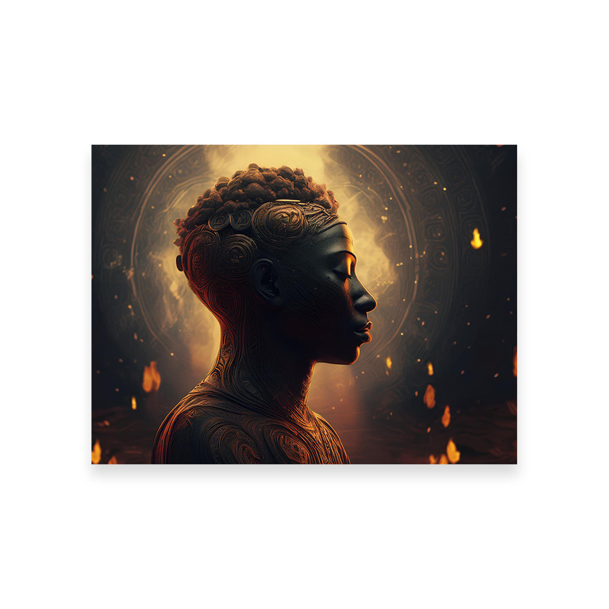 Meditating Soul Wall Art