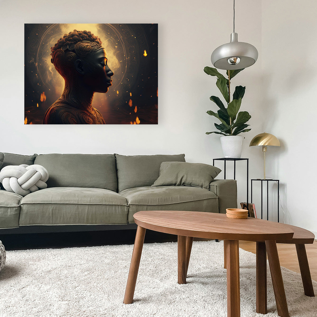 Meditating Soul Wall Art