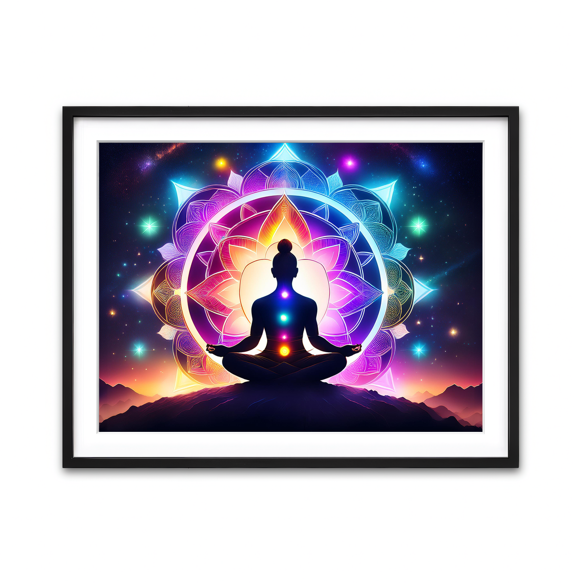 Framed Print 4x3 Black