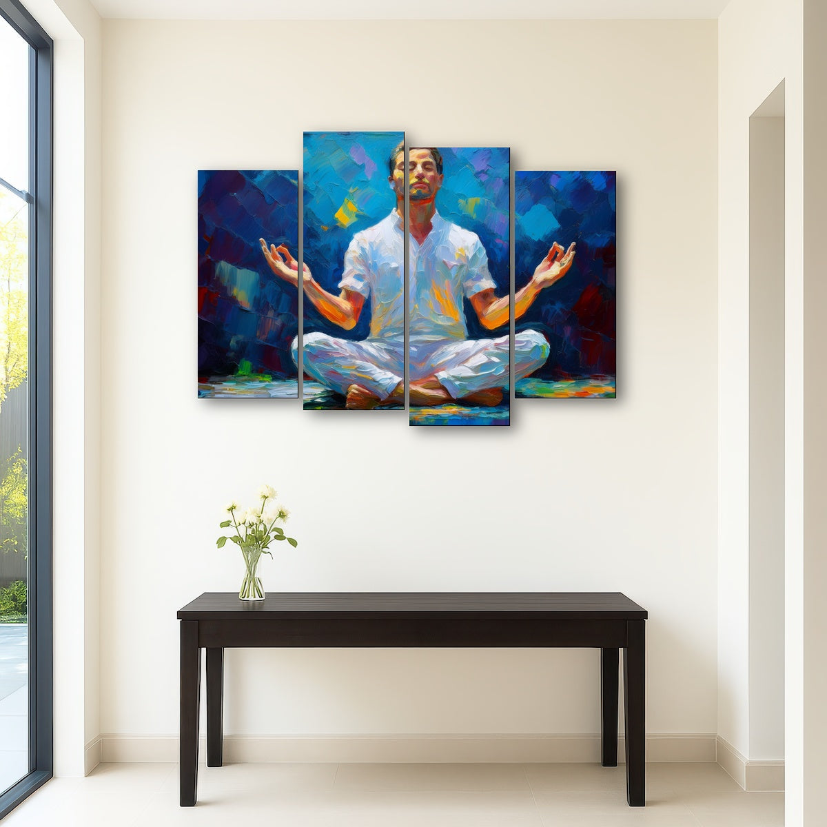 AUTO-MOCKUP ROOM | Meditating Man