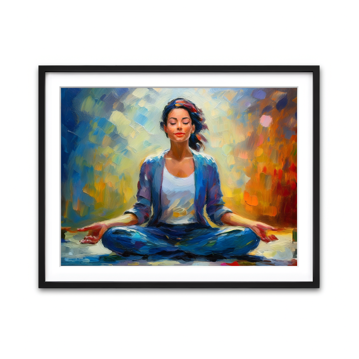 Framed Print 4x3 Black