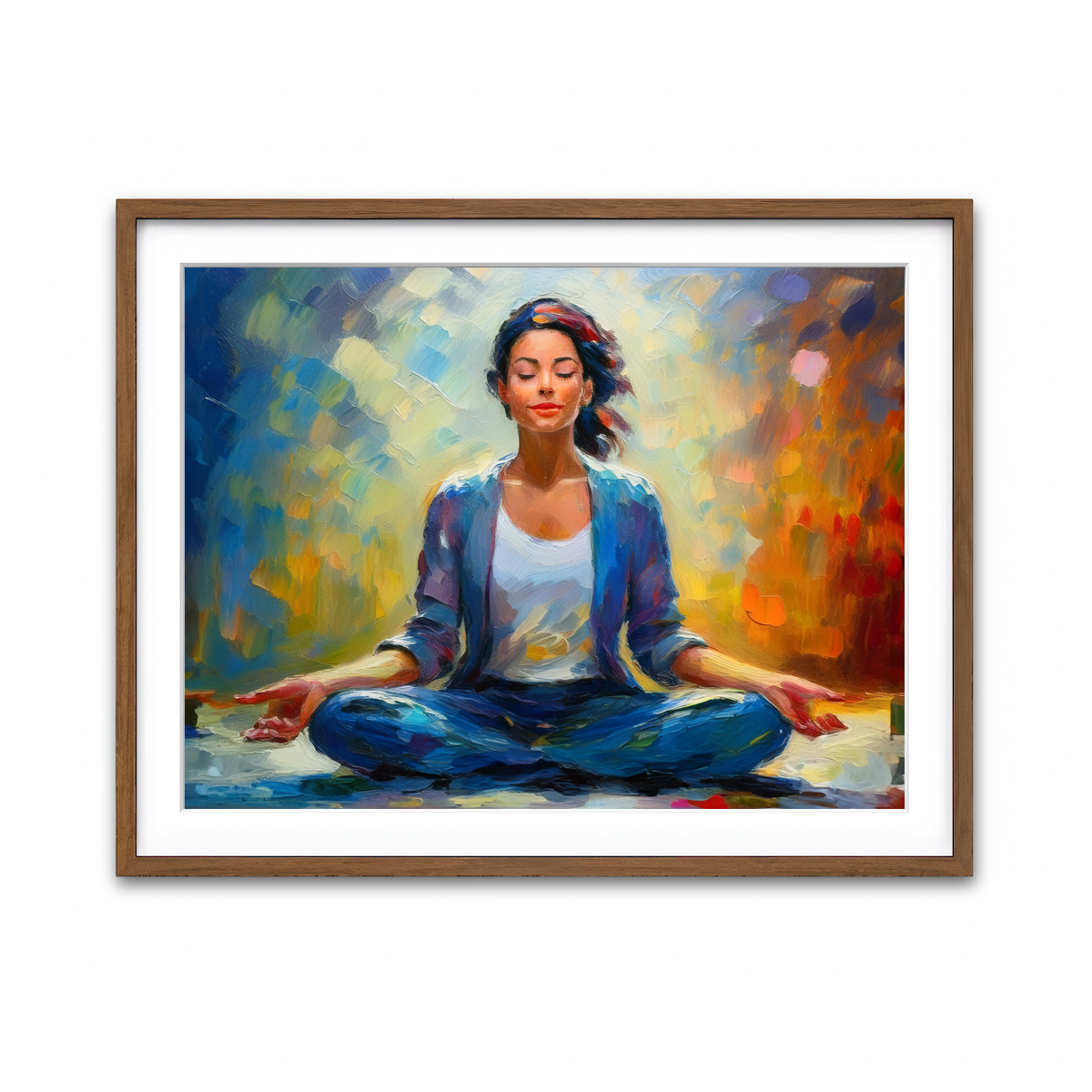 Framed Print 4x3 Walnut