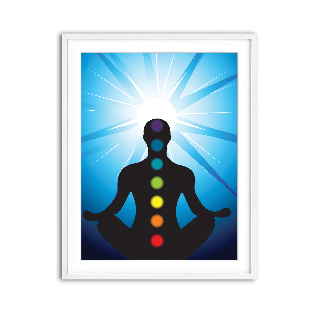 Framed Print 3x4 White