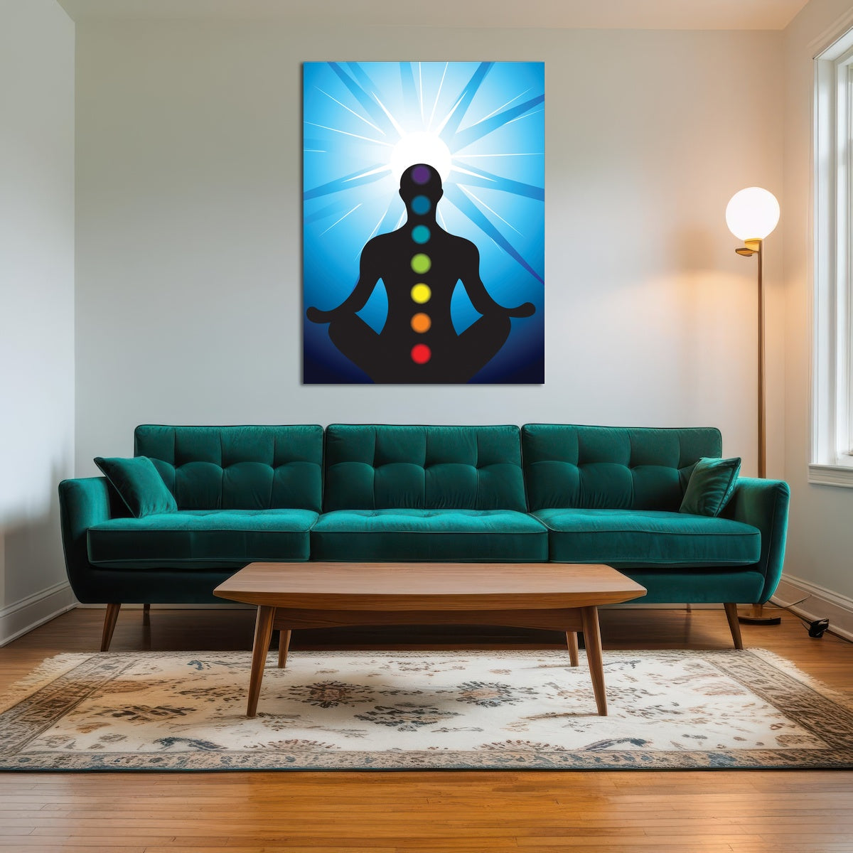 AUTO-MOCKUP ROOM | Meditating with chakra