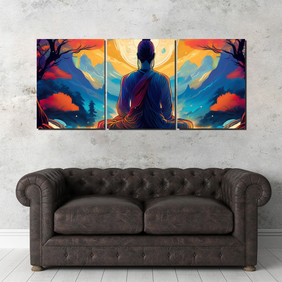 Meditation Painting Wall Art