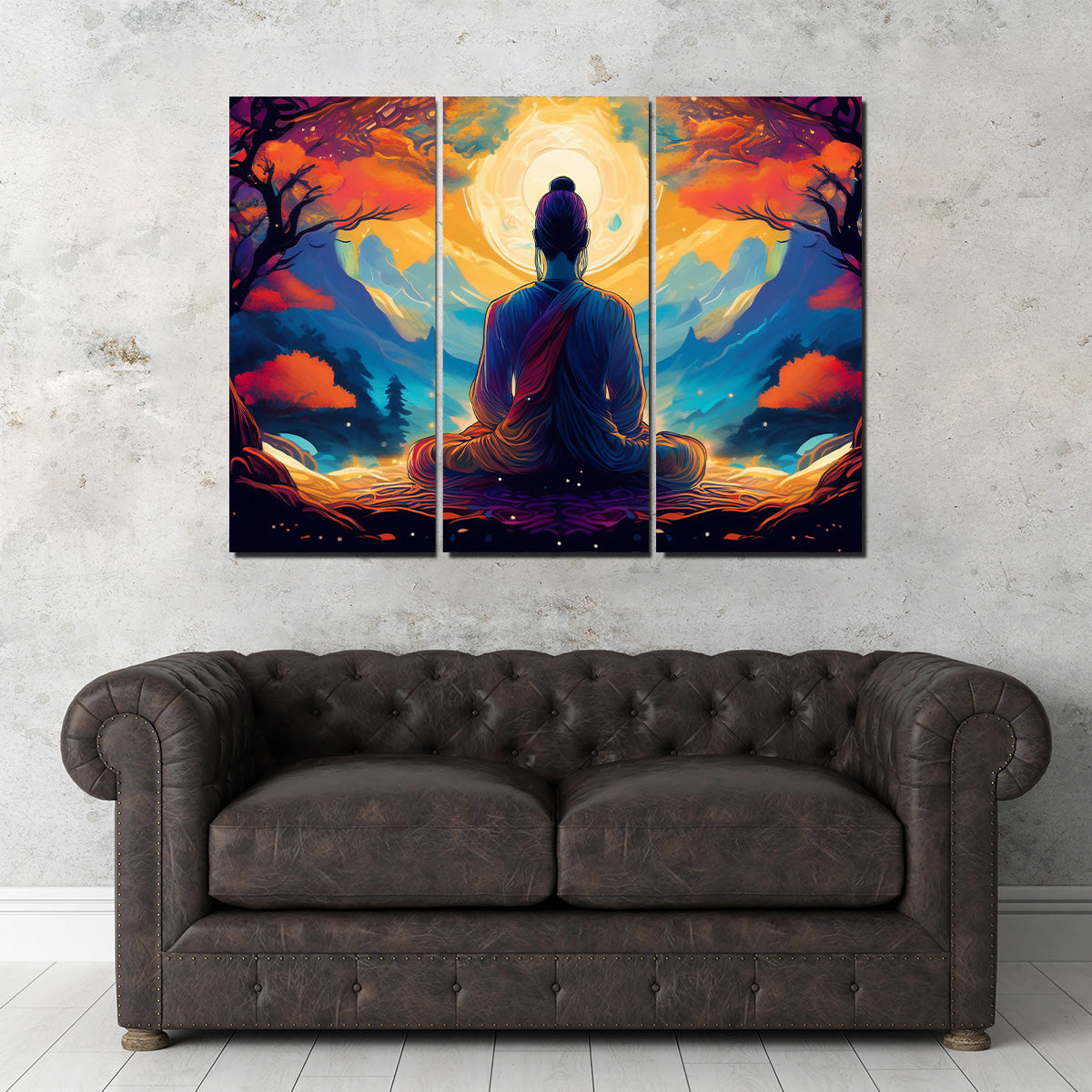 Meditation Painting Wall Art