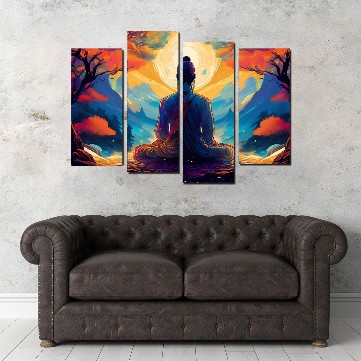 Meditation Painting Wall Art