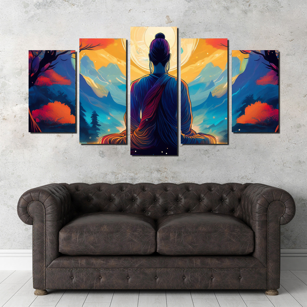 Meditation Painting Wall Art
