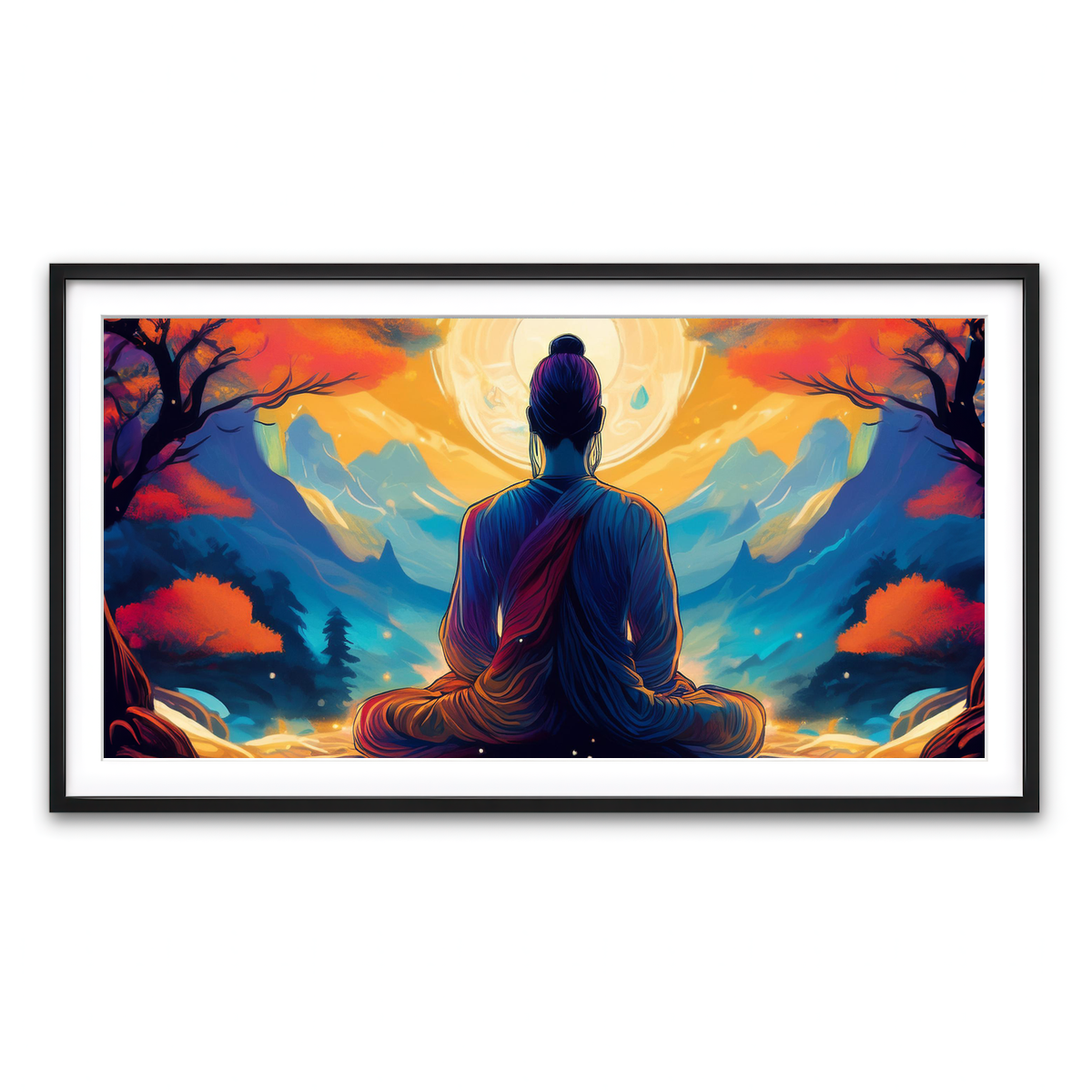 Framed Print 2x1 Black